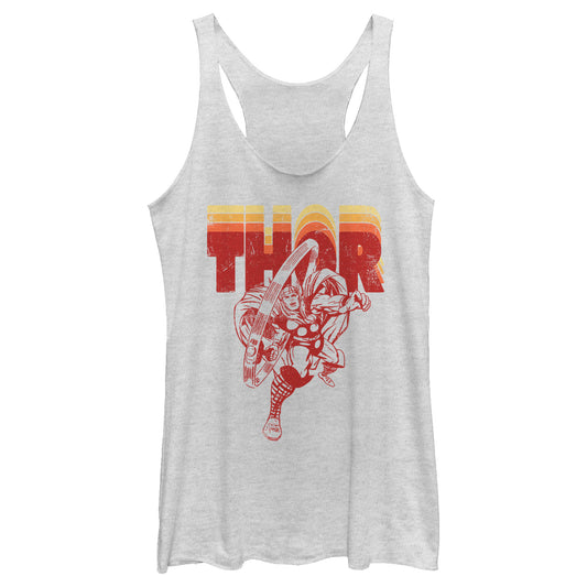 Junior's Marvel Thor Retro Tank Top