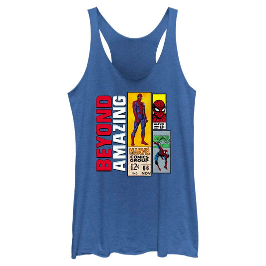 Junior's Marvel Spider-Man Beyond Amazing SPIDEY TWELVE CENTS Tank Top